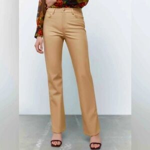 Zara Vegan Leather Pants